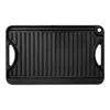 Vevor 14x8.5 Inch Reversible Grill Griddle Pre-seasoned Bbq Pan Cast Iron Black - Black In Black
