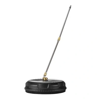 Vevor 15" Pressure Washer Surface Cleaner 4000 Max Psi Plastic 2 Extended Wands