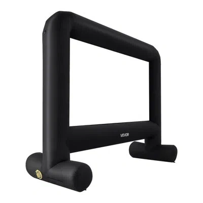 Vevor 15ft Inflatable Movie Screen, Inflatable Projector Screen With Portable Storage Bag, 16:9 Easy Set U In Black