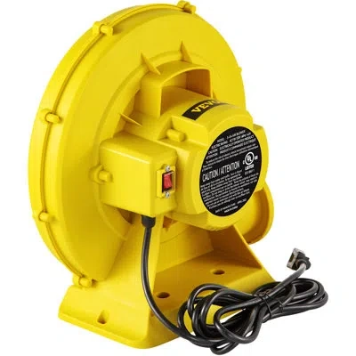 Vevor 16" Oscillating Blower Fan In Yellow
