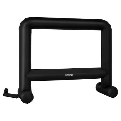 Vevor 16ft Inflatable Movie Screen, Inflatable Projector Screen With Portable Storage Bag, 16:9 Easy Set U In Black