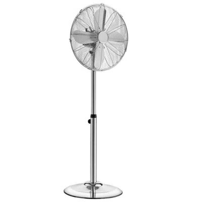 Vevor 16-inch High Velocity Pedestal Fan, 1450 Cfm Industrial Standing Floor Fan With Handle, 75° Oscillat In White