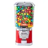 Vevor 17"h Gumball Machine Vending Coin Bank Vintage Candy Dispenser Pc Red - Red