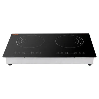 Vevor 1800w 2 Burner Induction Cooktop Electric Countertop Burner Touch Control In Black