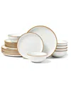 Vevor 18pc Dinnerware Set In Orange