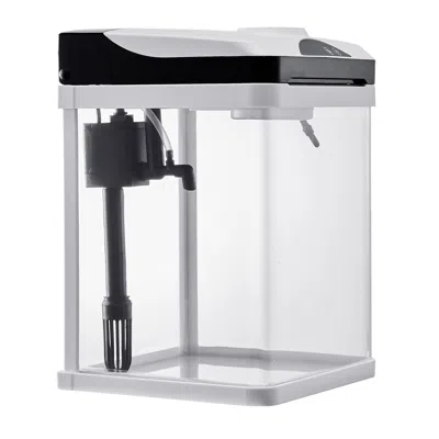 Vevor 2 Gallon Fish Tank Aquarium Led Smart Square Clear Glass 7 Color Self Cleaning In Green