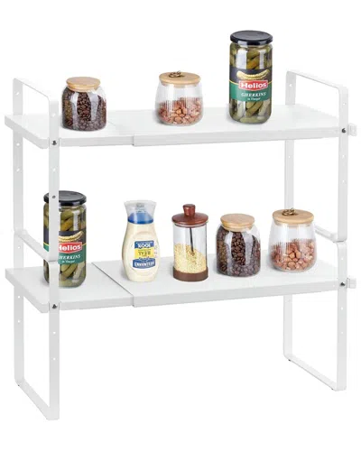 Vevor 2-tier Cabinet Organizer Spice Rack In White