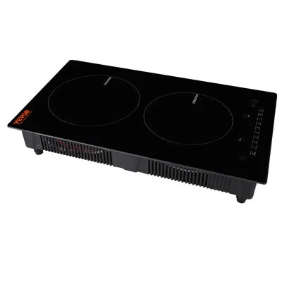 Vevor 20" 2 Burner Induction Cooktop In Black