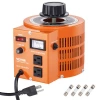Vevor 2000va Auto Variable Voltage Transformer, 15.3 Amp, 110v Input 0-130v Output Ac Voltag