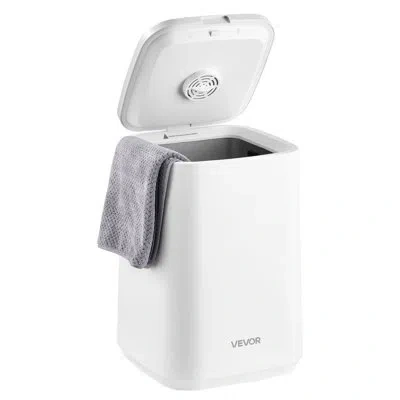 Vevor 20l Towel Warmer Bucket With Led Dispaly 4 Hooks And Security Lock White In Natural