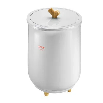 Vevor 20l Towel Warmer Bucket With Led Light Timer And Temperature Setting Gray In Natural