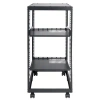 Vevor 20u Open Frame Server Rack, 15''-40'' Adjustable Depth In Black