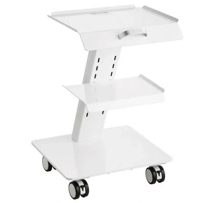 Vevor 23.82 H X 14.17 W Lab Cart In White