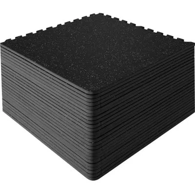 Vevor 24" L X 24" W X 0.5" Foam Tile In Black