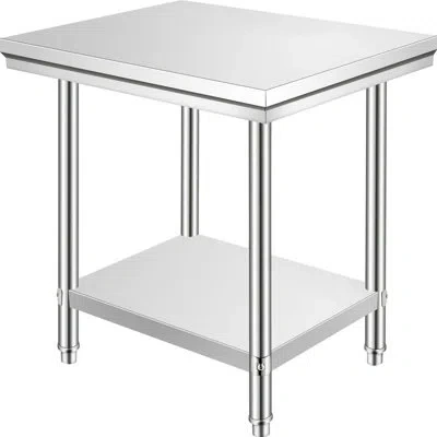 Vevor 24"x24" Stainless Steel Kitchen Work Prep Table Commercial Restaurant