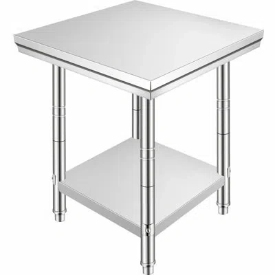 Vevor 24"x24" Stainless Steel Kitchen Work Prep Table Commercial Restaurant