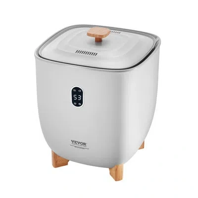 Vevor 25l Towel Warmer Bucket With Led Display Timer & Temperature Setting Gray In Natural