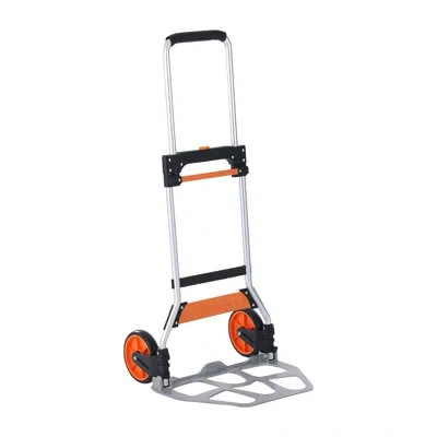 Vevor 275 Lb. Capacity Foldable Hand Truck Dolly In Black