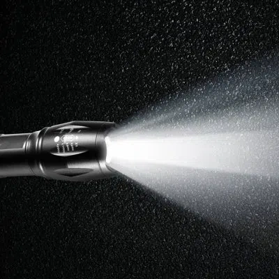 Vevor 2.8'' Battery Powered Integrated Led Flashlight In Black