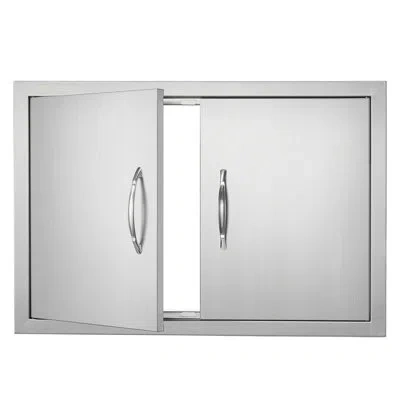 Vevor 28x19 Inch Bbq Island Access Door Outdoor Kitchen Door Stainless Steel