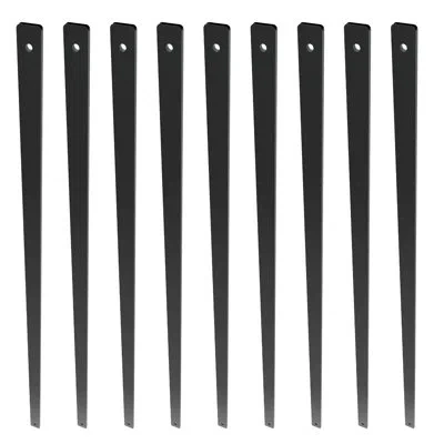 Vevor 29.5" H X 1" W X 0.2" D Aluminum Balusters Set In Matte Black