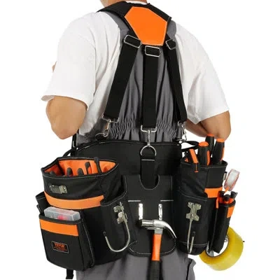 Vevor 29-pocket Tool Belt In Black