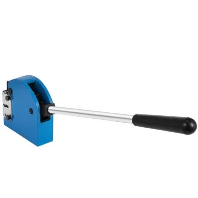 Vevor 2-in-1 Shrinker & Stretcher Set 2 Steel Jaws Sheet Metal Bender Manual Machine In Blue