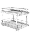 Vevor 2-tier Silver Pull Out Cabinet Organizer In Metallic