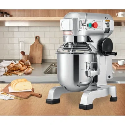 Vevor 3 Speed 15 Qt. Stand Mixer In Silver