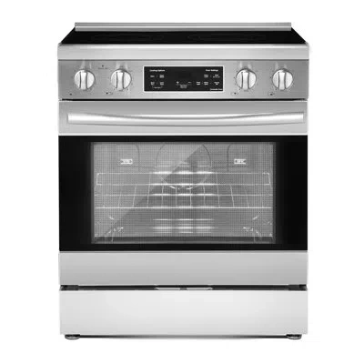 Vevor 30 In Electric Range Oven 4.8 Cu. Ft. 5 Cooktop Burners Stainless Steel Body In Stainless Steel;black