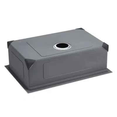 Vevor 30'' L Undermount Single Bowl Stainless Steel Kitchen Sink In Silver