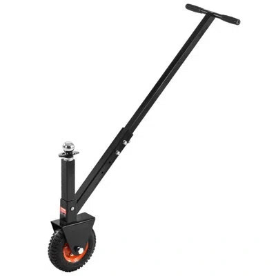 Vevor 300lbs Adjustable Trailer Dolly 16.5 And 22 In Height 1-7/8 And 2 In Balls In Black;orange