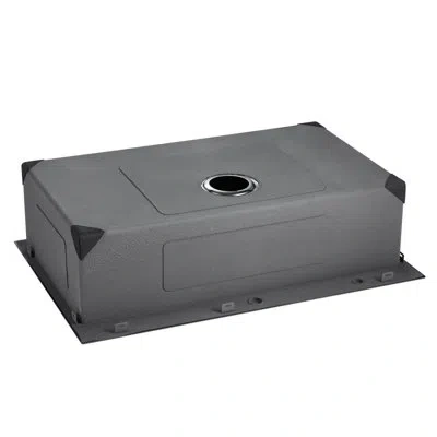 Vevor 33" Kitchen Sink Top Mount Single Bowl Drop-in Basin Stainless Steel In Black