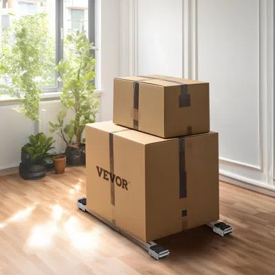 Vevor 330 Lb. Capacity Furniture Dolly In Silver
