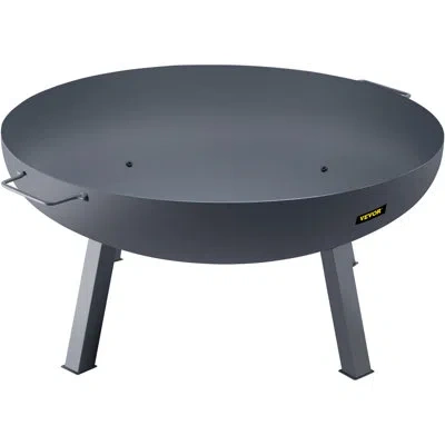Vevor 33.5'' Round Steel Fire Pit Accessory In Black
