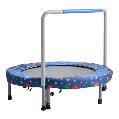 Vevor 36" Trampoline For Kids Foldable Mini Toddler Trampoline Indoor Outdoor