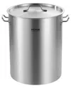 Vevor 36qt Stainless Steel Stockpot In Silver