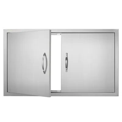Vevor 36x21 Inch Bbq Island Access Door Outdoor Kitchen Door Stainless Steel