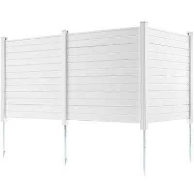 Vevor 4 Ft. H X 4 Ft. W Outdoor Privacy Screens 3 Panels In White