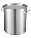 Vevor 42 Quart Large Stock Pot In Silver