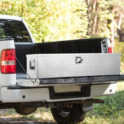 Vevor 48"  Heavy Duty Aluminum Truck Bed Tool Box In Silver