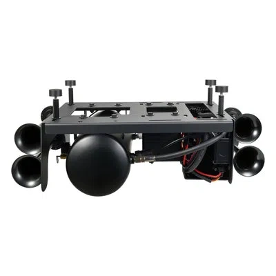 Vevor 4-trumpet Air Horn Kit With 150psi 2.64 Gal Air Compressor Tank, 150db Super Loud Train Air Horn, St In Black