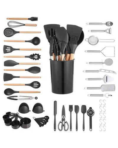 Vevor 50pc Kitchen Utensils Set In Black