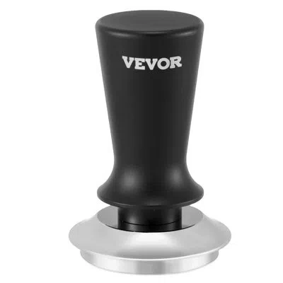 Vevor 51mm Espresso Tamper Stainless Steel Coffee Tamper With Spring In Stainless Steel;black