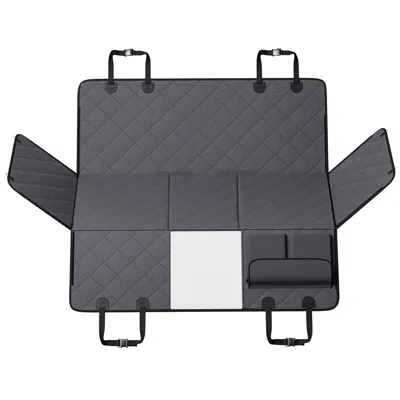 Vevor 54 X 24 In Dog Car Seat Cover For Back Seat Waterproof 600d For Cars In Gray