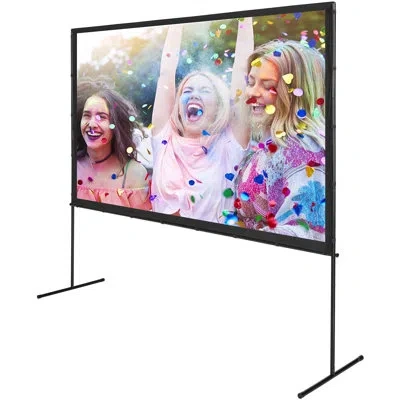 Vevor 54.33" X 92.52" Fixed Frame Projector Screen In White