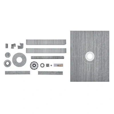 Vevor 60'' W 48'' D Shower Base In Gray