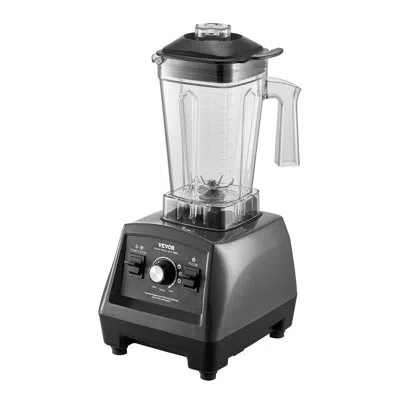Vevor 61 oz 1400w Blender For Smoothies Food Processing Blender For Kitchen In Dark Gray