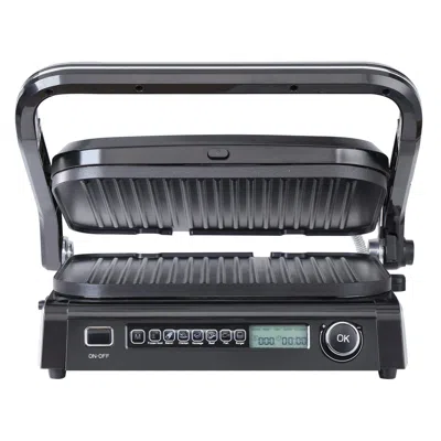 VEVOR 7 IN 1 COMMERCIAL ELECTRIC GRIDDLE, 14.4" 1800W INDOOR COUNTERTOP GRILL, STAINLESS STEEL RESTAURANT 
