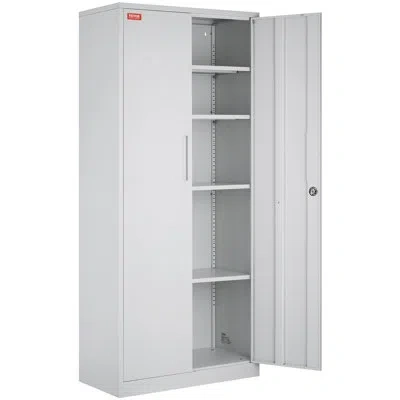 Vevor 70.8" H  X 31.5" W X 15.75" D Storage Cabinet In White